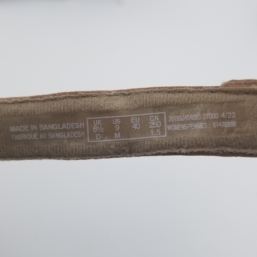 Clarks Brown Nubuck Slingback Wedge Sandal - Picture 8 of 14